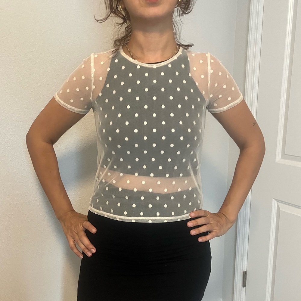 Forever 21 transparent blouse